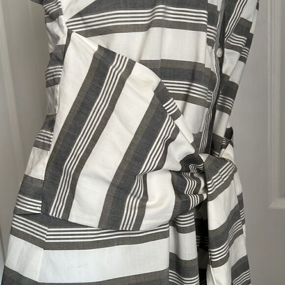 Derek Lam 10 Crosby Striped SleevelessTop Size 2 (small, see measurements) NWOT - Picture 7 of 16